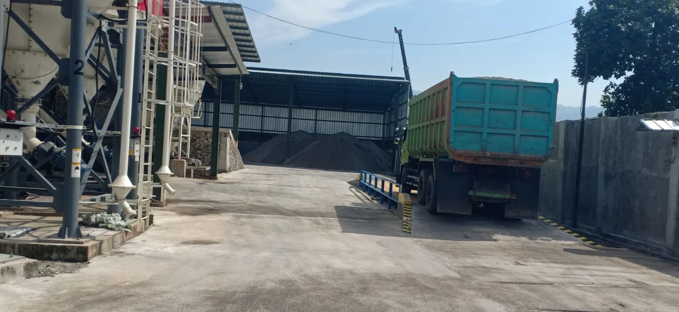 Cahaya beton perkasa.